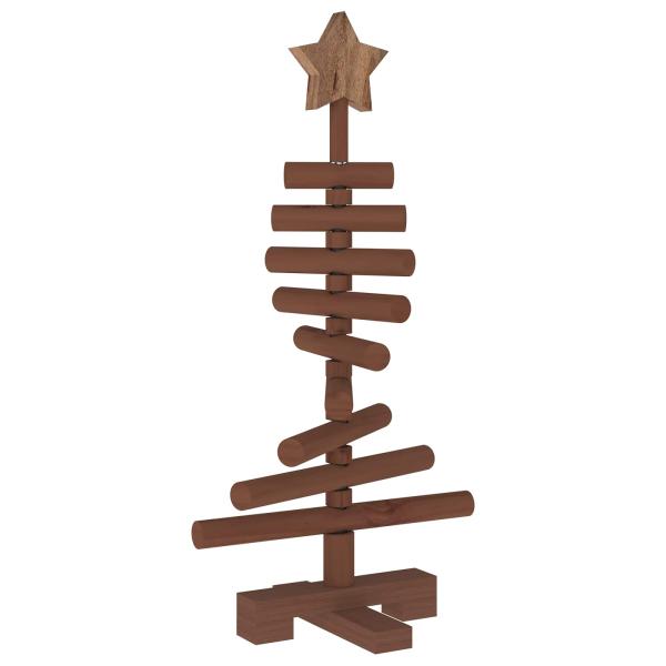 Holz Weihnachtsbaum KOTKA 60 cm Massives Kiefernholz
