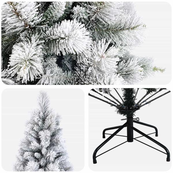 Künstlicher klappbarer Weihnachtsbaum 120 cm PVC und Metall