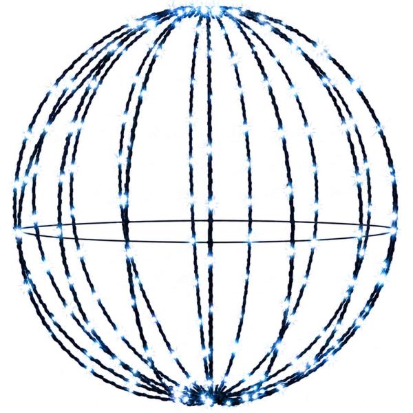 Weihnachts-Finial-Licht 120 LEDs Blau Durchmesser 40 x 42 cm