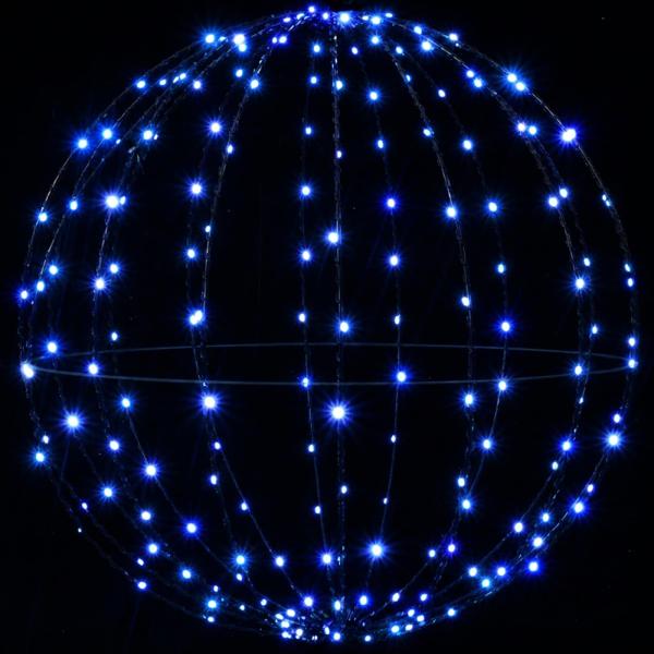 Weihnachts-Finial-Licht 120 LEDs Blau Durchmesser 40 x 42 cm