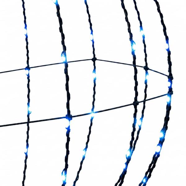 Weihnachts-Finial-Licht 120 LEDs Blau Durchmesser 40 x 42 cm