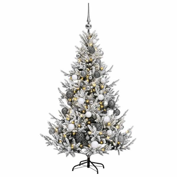 Künstlicher Weihnachtsbaum mit Weihnachtskugel 150 cm 150 LEDs