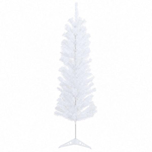Künstlicher schmaler Weihnachtsbaum mit Weihnachtskugel 120 cm