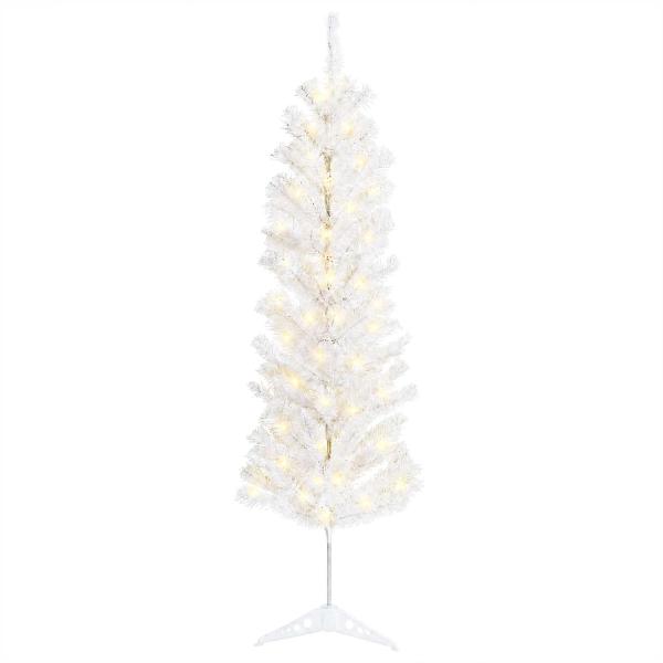 Künstlicher schlanker Weihnachtsbaum 120 cm 150 LEDs