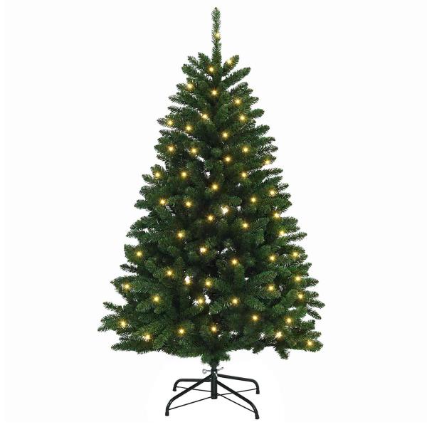 Künstlicher klappbarer Weihnachtsbaum 120 cm 150 LEDs