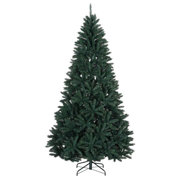 Künstlicher Weihnachtsbaum Dunkelgrün mit Kugeln 300 cm