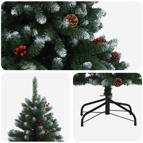 Künstlicher klappbarer Weihnachtsbaum 180 cm PVC