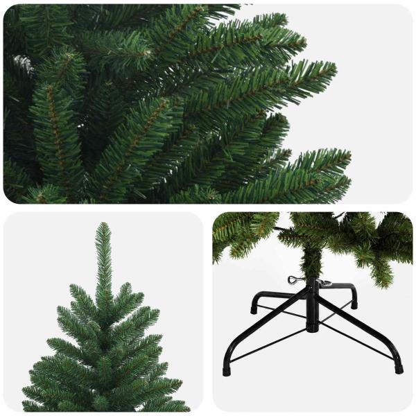 Künstlicher klappbarer Weihnachtsbaum 120 cm PVC Mittelgrün