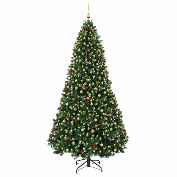 Künstlicher Weihnachtsbaum Grün mit Weihnachtskugel 300 cm