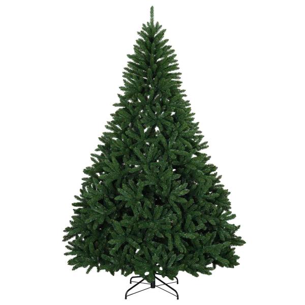 Künstlicher klappbarer Weihnachtsbaum 270 cm PVC Mittelgrün