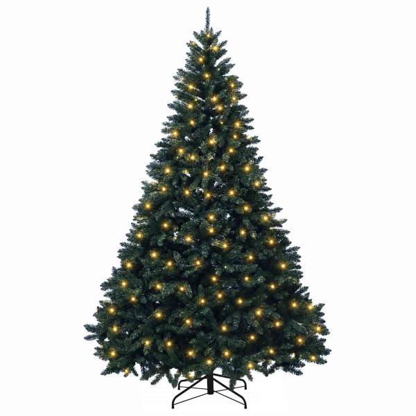 Künstlicher klappbarer Weihnachtsbaum 180 cm 300 LEDs