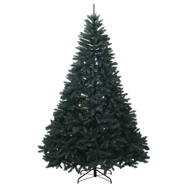 Künstlicher Weihnachtsbaum Dunkelgrün mit Kugeln 270 cm