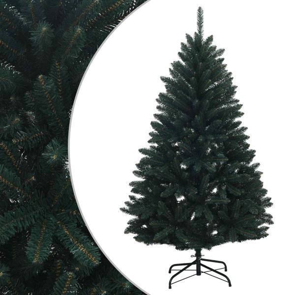 Künstlicher klappbarer Weihnachtsbaum 120 cm PVC Dunkelgrün