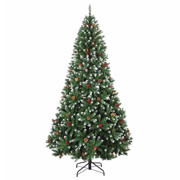 Künstlicher Weihnachtsbaum mit Kugel 270 cm 300 LEDs