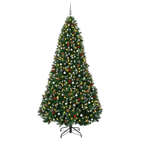 Künstlicher Weihnachtsbaum mit Kugel 300 cm 300 LEDs
