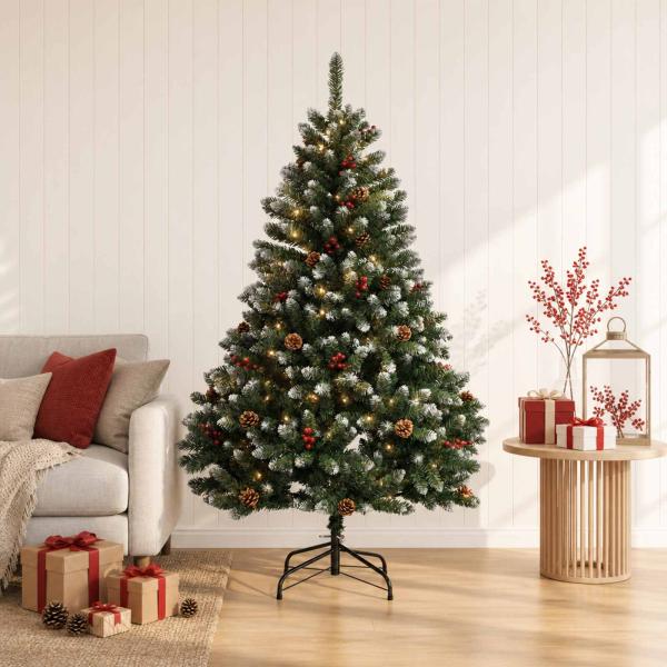 Künstlicher klappbarer Weihnachtsbaum 180 cm 300 LEDs