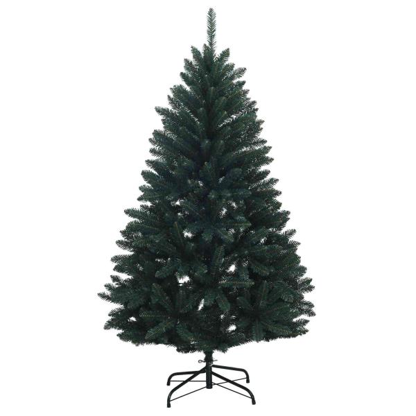 Künstlicher Weihnachtsbaum Dunkelgrün mit Kugeln 120 cm