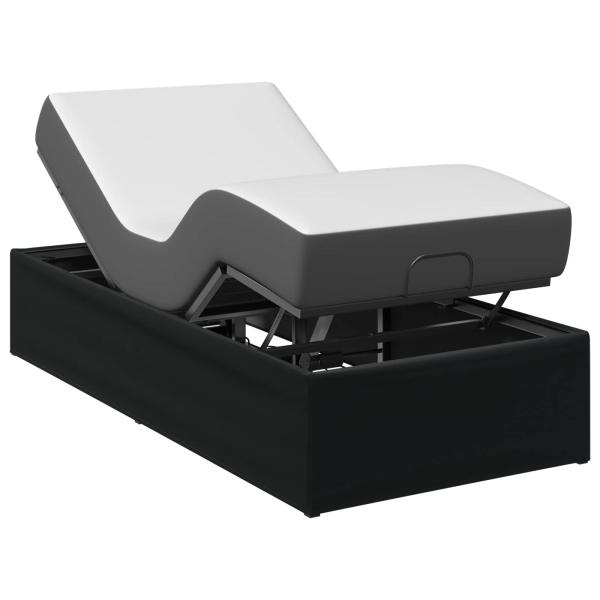 Elektrisch verstellbares Bettgestell Schwarz 190 x 90 x 33,5 cm