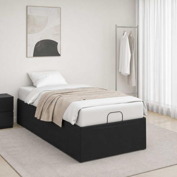 Elektrisch verstellbares Bettgestell Schwarz 190 x 90 x 33,5 cm