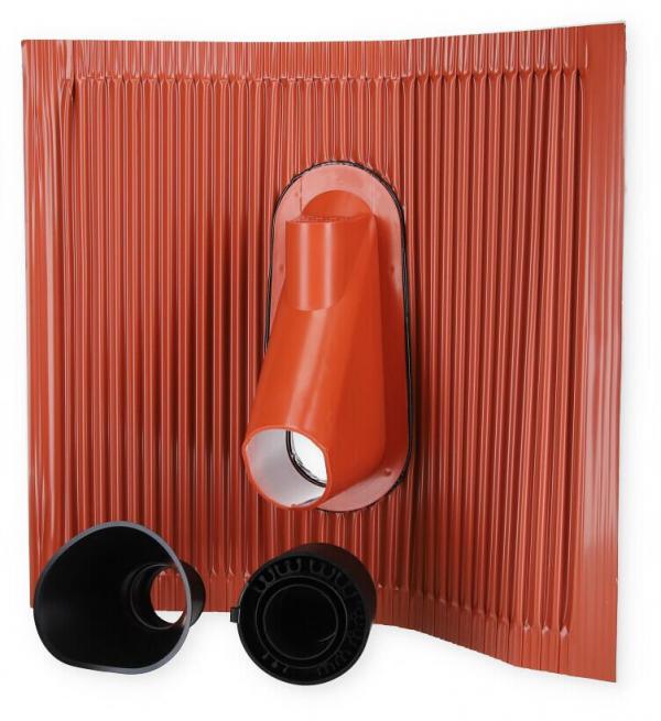 ARDEBO.de Kathrein ZTS41ro Dachsparrenhalter-Montage-Set, rot