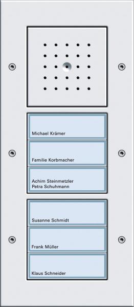 ARDEBO.de Gira 126866 Türstation AP 6fach, Türkommunikations-Systeme, Reinweiß