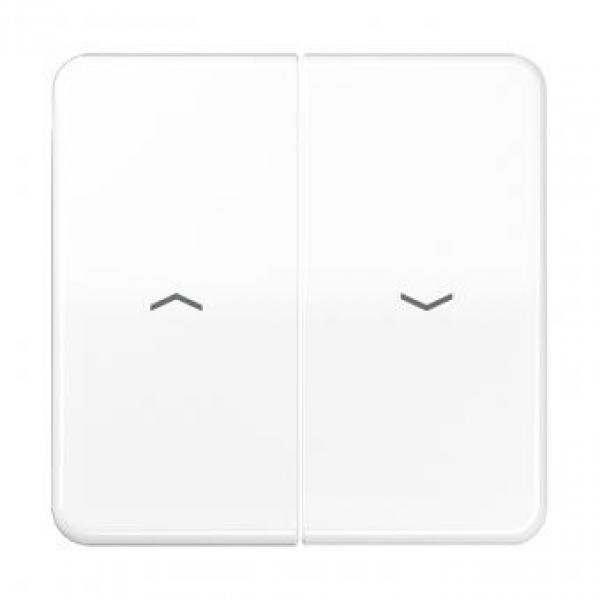ARDEBO.de JUNG CD595PBFWW Wippe 2fach mit Symbolen, alpinweiß