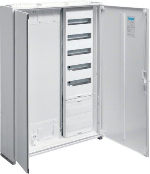 ARDEBO.de Hager ZB33APZ2 Systemschrank, univers Z, 1100x800x205mm, SKII, IP44, VF 5-reihig, APZ, 3-Feld