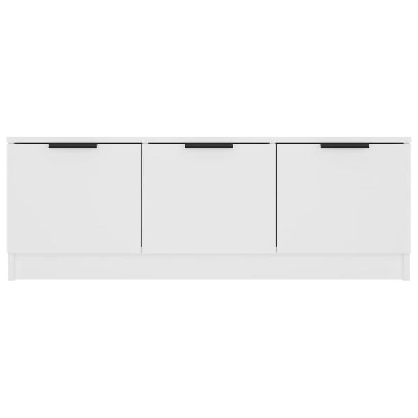 TV-Schrank Weiß 102x35x36,5 cm Holzwerkstoff