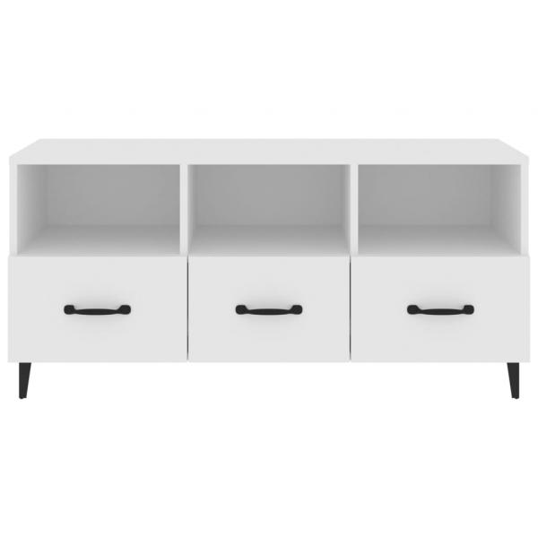 TV-Schrank Weiß 102x35x50 cm Holzwerkstoff