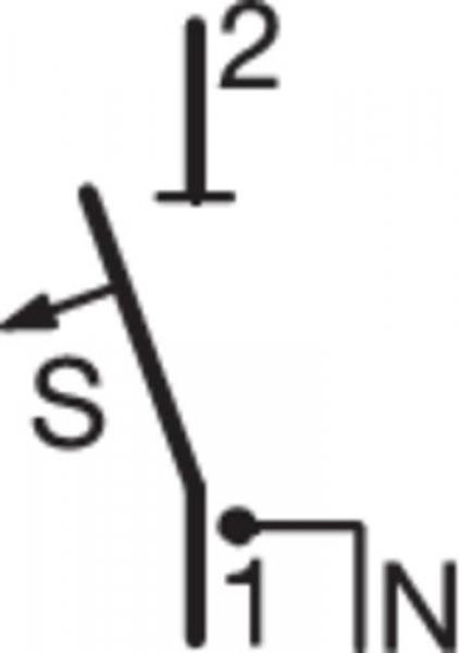 Hager HTS116E SLS-Schalter 1-Polig, E-Charakteristik, 16A, für Sammelschiene QuickConnect