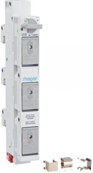 ARDEBO.de Hager L063M Lasttrennschalter für Sicherungen D02, 63A, 3-polig, für 60mm Sammelschiene