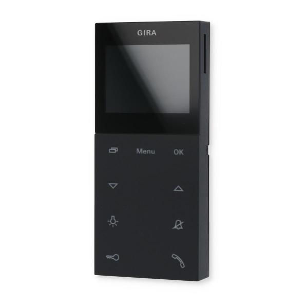 Gira 123928 Wohnungsstation Video AP Plus, anthrazit