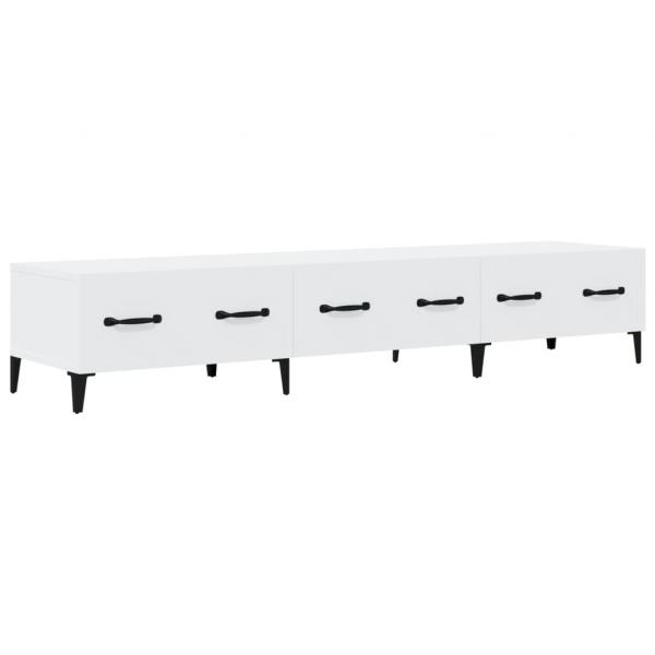 ARDEBO.de - TV-Schrank Weiß 150x34,5x30 cm Holzwerkstoff