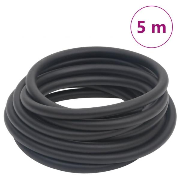 ARDEBO.de - Hybrid-Luftschlauch Schwarz 0,6" 5 m Gummi und PVC