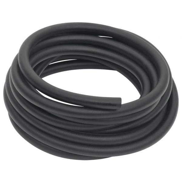 Hybrid-Luftschlauch Schwarz 0,6" 5 m Gummi und PVC