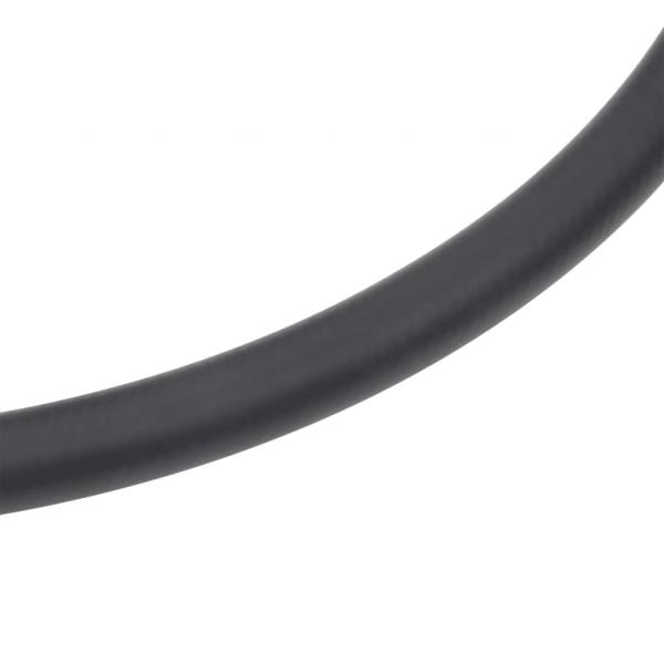 Hybrid-Luftschlauch Schwarz 0,6" 5 m Gummi und PVC