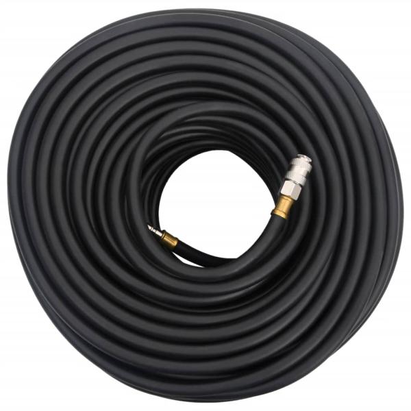 Hybrid-Luftschlauch Schwarz 0,6" 100 m Gummi und PVC