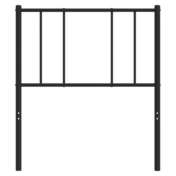 Kopfteil Metall Schwarz 90 cm