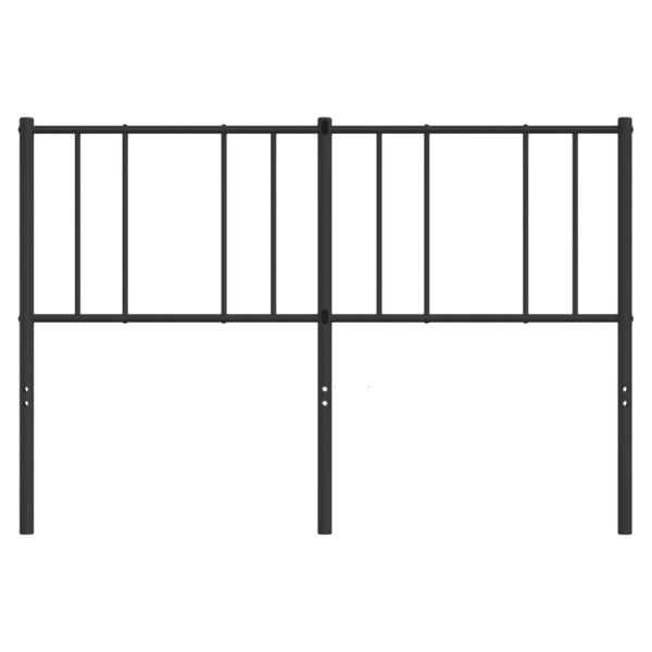 Kopfteil Metall Schwarz 160 cm
