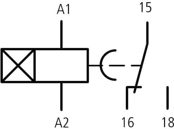 Eaton ETR4-11-A Zeitrelais, 1 W, 0,05 s - 100 h, 24 - 240 V 50/60 Hz, 24 - 240 V DC, ansprechverzögert (031882)