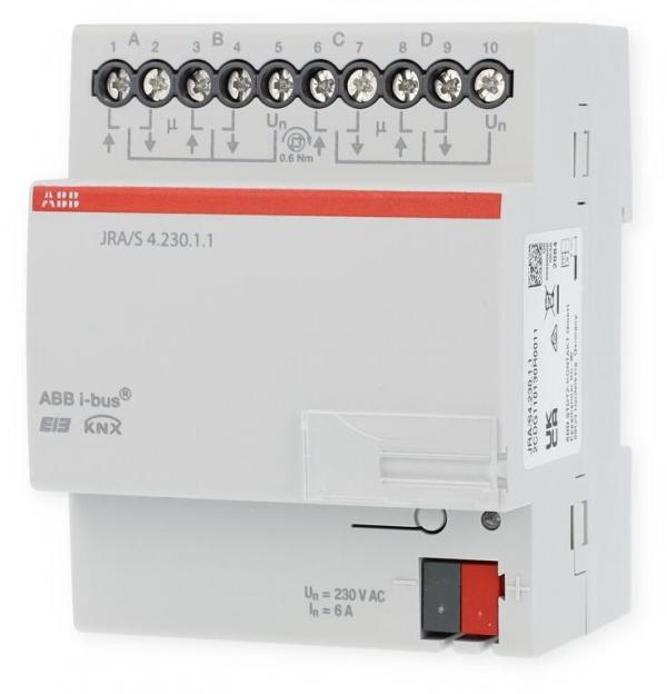 ARDEBO.de ABB JRA/S 4.230.1.1 Jalousieaktor 4-fach 230VAC (2CDG110130R0011)