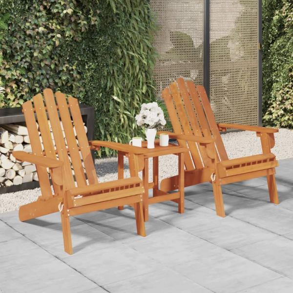 ARDEBO.de - Adirondack-Gartenstühle 2 Stk. Massivholz Akazie