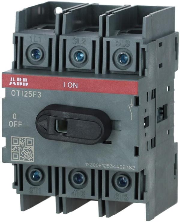 ABB OT125F3 Lasttrennschalter, 3-polig (1SCA105033R1001)