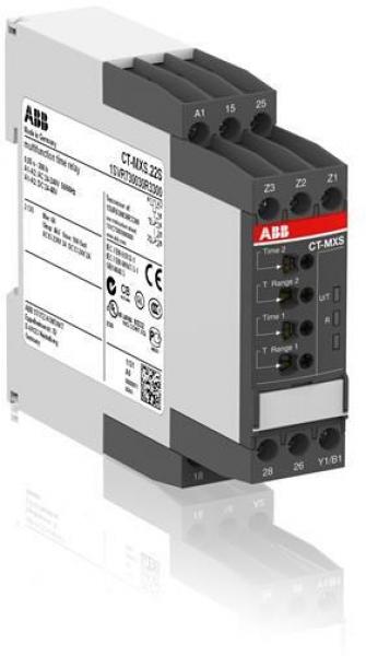 ARDEBO.de ABB CT-MXS.22S Zeitrelais 24-48VDC 24-240VAC (1SVR730030R3300)