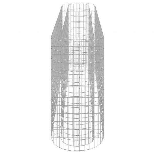Gabionen-Hochbeet Verzinktes Eisen 260x50x100 cm