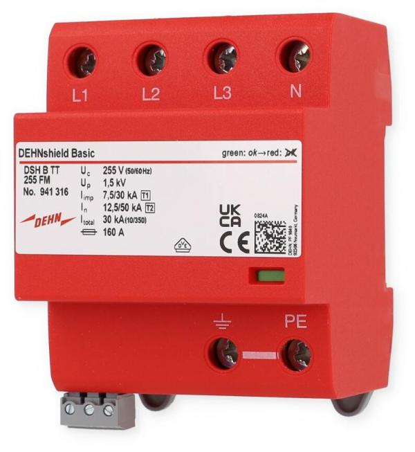 ARDEBO.de Dehn DSH B TT 255 FM Kombi-Ableiter, Typ 1+2 (941316)