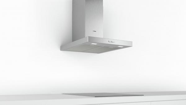 Bosch DWB66BC50 Serie 2 Wandesse, 60 cm breit, Ab-& Umluft, Box-Design, Edelstahl