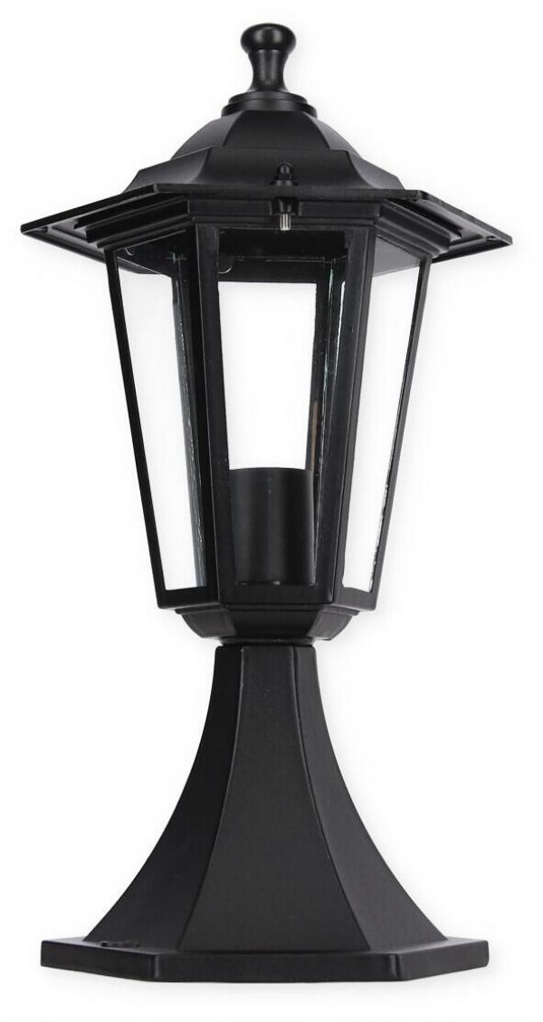 ARDEBO.de Eglo Laterna 4 Sockelleuchte, E27, 60W, schwarz (22472)