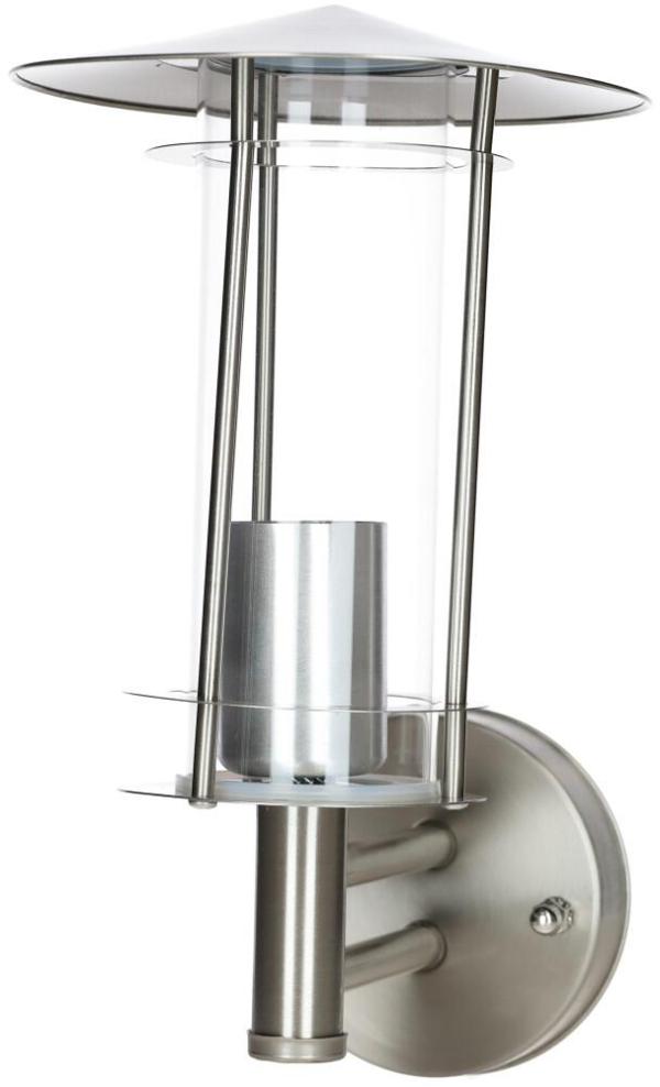 Eglo Lisio Wandleuchte, E27, 60W, Edelstahl (30184)