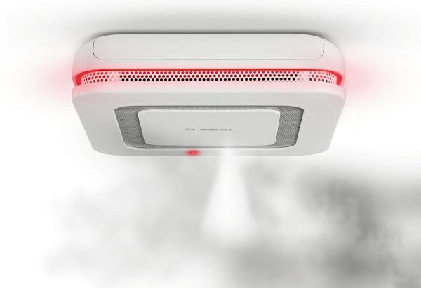 Bosch Smart Home Twinguard Rauchmelder, Dual-Ray-Technologie, Temperatur-/Luftmessung (8750001213)